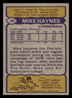 1979 Topps #35 Mike Haynes Near Mint  ID: 506460