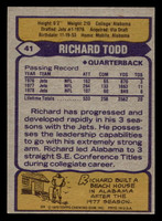 1979 Topps #41 Richard Todd Near Mint 