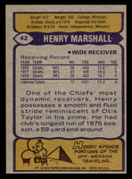 1979 Topps #42 Henry Marshall Near Mint  ID: 506479