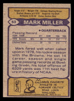 1979 Topps #53 Mark Miller Near Mint+ 