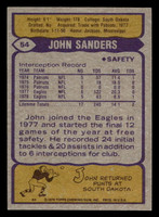 1979 Topps #54 John Sanders Near Mint  ID: 506506
