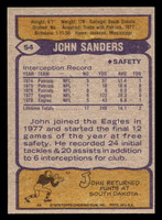 1979 Topps #54 John Sanders Near Mint+  ID: 506508