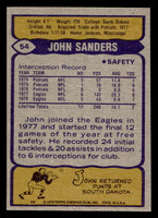 1979 Topps #54 John Sanders Near Mint  ID: 506510