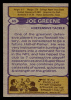1979 Topps #65 Joe Greene Ex-Mint  ID: 506533