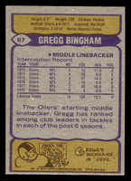 1979 Topps #67 Gregg Bingham Near Mint  ID: 506539