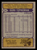 1979 Topps #96 Garo Yepremian Ex-Mint  ID: 506601