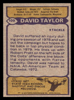 1979 Topps #109 David Taylor Near Mint+  ID: 506637