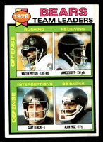 1979 Topps #132 Walter Payton/James Scott/Gary Fencik/Alan Page TL Very Good 