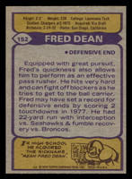 1979 Topps #152 Fred Dean Ex-Mint  ID: 506753