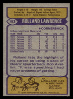 1979 Topps #153 Rolland Lawrence Ex-Mint 