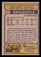 1979 Topps #161 Greg Buttle Near Mint+  ID: 506792