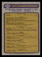 1979 Topps #166 1978 AFC Championship Near Mint  ID: 506801