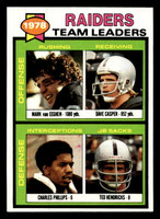 1979 Topps #169 Mark Van Eeghen/Dave Casper/Charles Phillips/Ted Hendricks TL Near Mint  ID: 506810