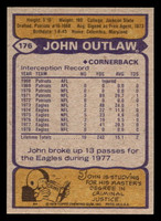 1979 Topps #176 John Outlaw Ex-Mint 