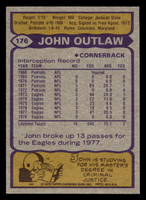 1979 Topps #176 John Outlaw Near Mint  ID: 506839