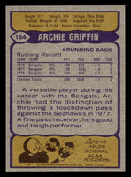 1979 Topps #184 Archie Griffin Near Mint  ID: 506859