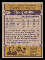 1979 Topps #184 Archie Griffin Near Mint  ID: 506862