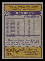 1979 Topps #205 Ken Riley Near Mint  ID: 506923