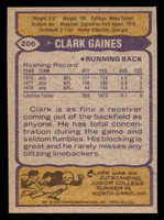 1979 Topps #206 Clark Gaines Near Mint+  ID: 506925