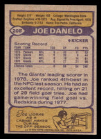 1979 Topps #208 Joe Danelo Ex-Mint  ID: 506937