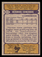 1979 Topps #212 Herman Edwards Near Mint+  ID: 506948
