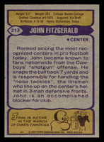 1979 Topps #213 John Fitzgerald Near Mint 