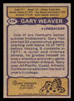 1979 Topps #218 Gary Weaver Near Mint+  ID: 506965