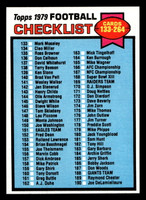 1979 Topps #232 Checklist 133-264 Near Mint+ 