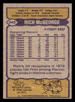 1979 Topps #243 Rich McGeorge Near Mint  ID: 507046