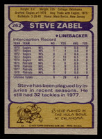 1979 Topps #262 Steve Zabel Near Mint 