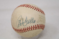 Bob Feller Baseball PSA/DNA Authenticated Signed Indians Guardians Vintage Ball