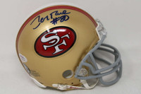 Jerry Rice San Francisco 49ers PSA/DNA Signed Mini Helmet #80