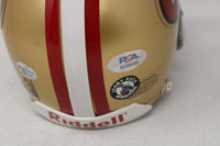 Jerry Rice San Francisco 49ers PSA/DNA Signed Mini Helmet #80