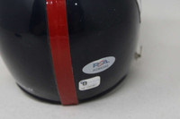 Y.A. Tittle New York Giants PSA/DNA Signed Mini Helmet