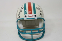 1972 Dolphins 15 Autos Shula Csonka PSA/DNA Signed Mini Helmet Warfield Griese