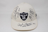 Bo Jackson Jim Plunkett Daryle Lamonica Tom Flores Signed Hat Cap PSA/DNA Raiders