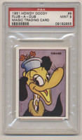 1951 Howdy Doody Magic Trading Cards #9 Flub-A-Dub  PSA 9 MINT (POP 1/1)  #*sku37089