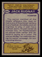1979 Topps #304 Jack Rudnay Near Mint  ID: 507509