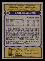 1979 Topps #308 Ozzie Newsome Near Mint RC Rookie  ID: 507526