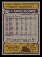 1979 Topps #313 Haven Moses Near Mint  ID: 507544