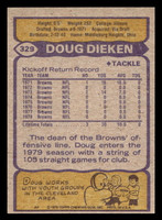 1979 Topps #329 Doug Dieken Near Mint  ID: 507598