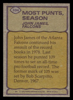 1979 Topps #334 John James RB Ex-Mint  ID: 507618