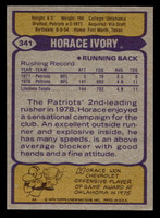 1979 Topps #341 Horace Ivory Ex-Mint  ID: 507651