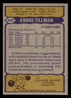 1979 Topps #342 Andre Tillman Ex-Mint  ID: 507654