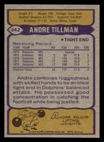 1979 Topps #342 Andre Tillman Near Mint  ID: 507655