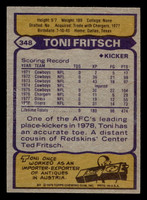 1979 Topps #348 Toni Fritsch Ex-Mint 