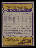 1979 Topps #348 Toni Fritsch Near Mint  ID: 507679