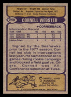 1979 Topps #349 Cornell Webster Near Mint  ID: 507684