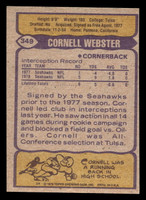 1979 Topps #349 Cornell Webster Near Mint  ID: 507687