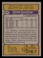 1979 Topps #356 Don Goode Ex-Mint  ID: 507710